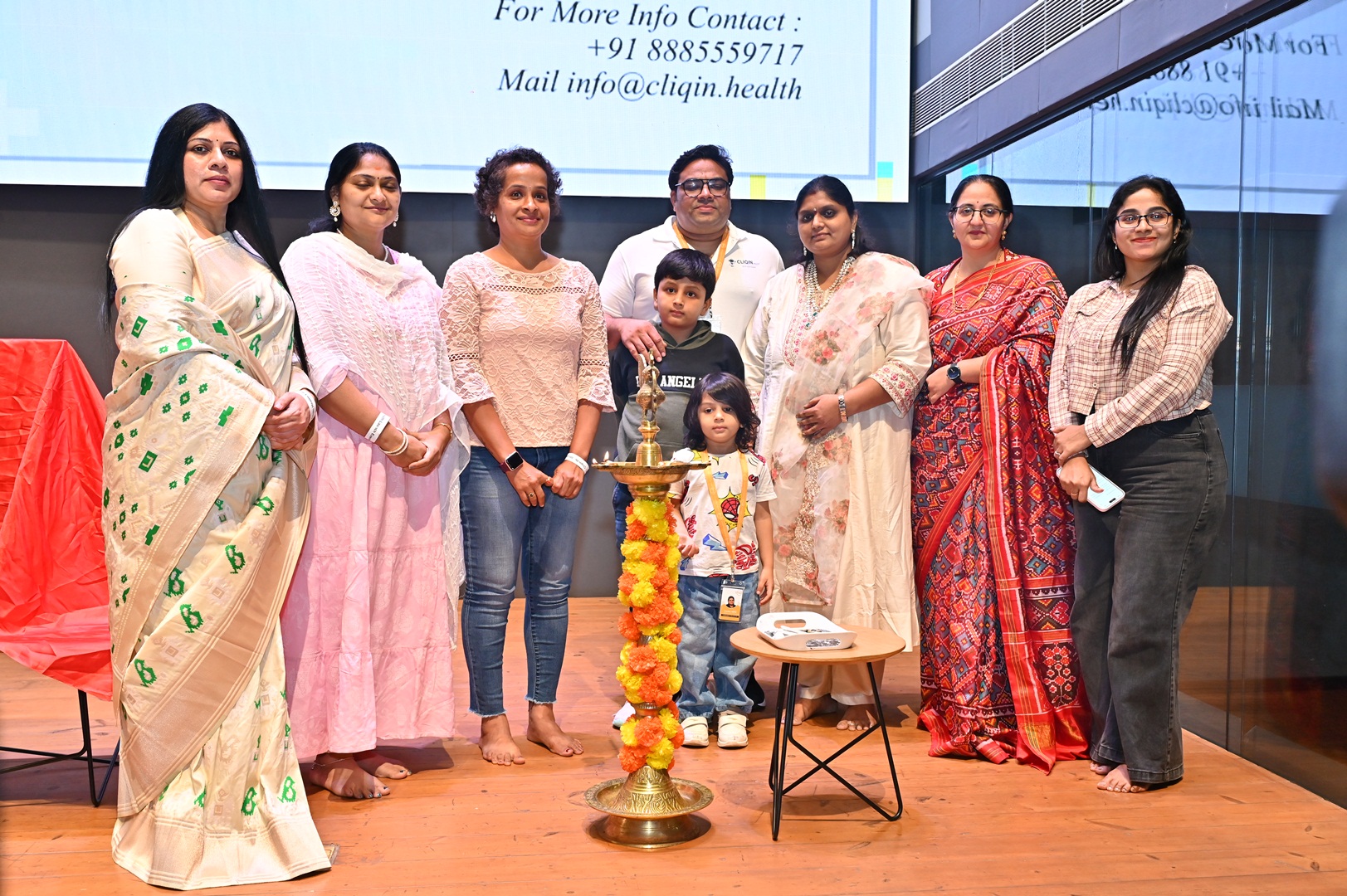 The grand launch of 'Cliqin Health Services' took place at T-Hub in Hyderabad